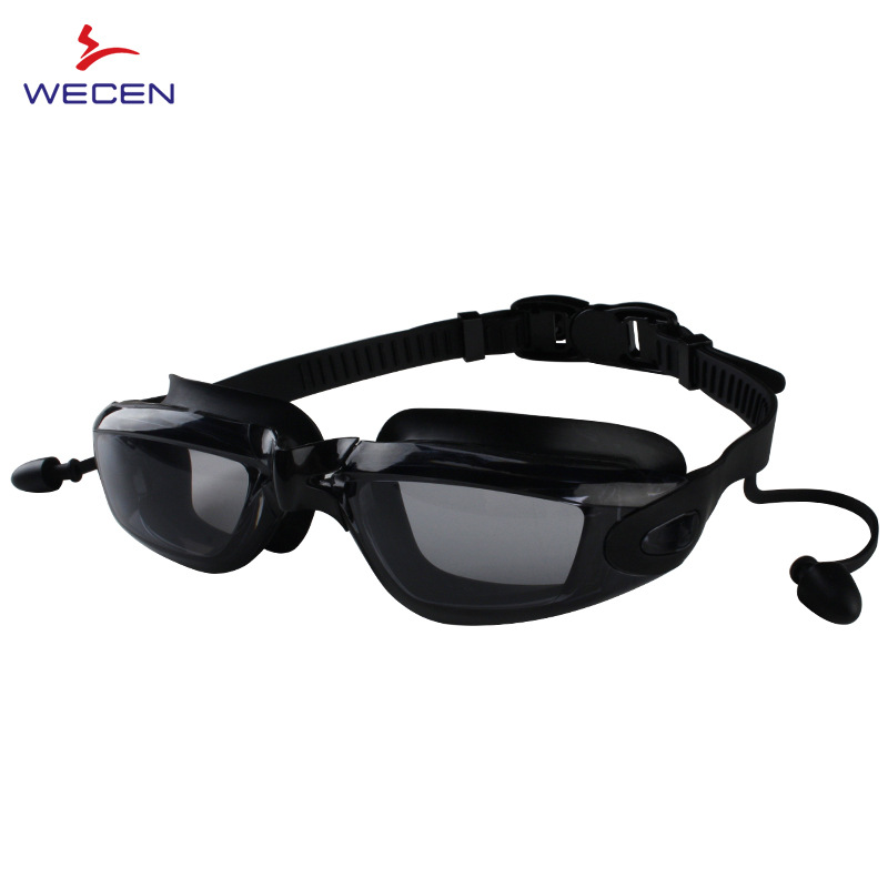 Goggles Swim - HD Anti-Fog Waterproof Goggles Silicone Customizable