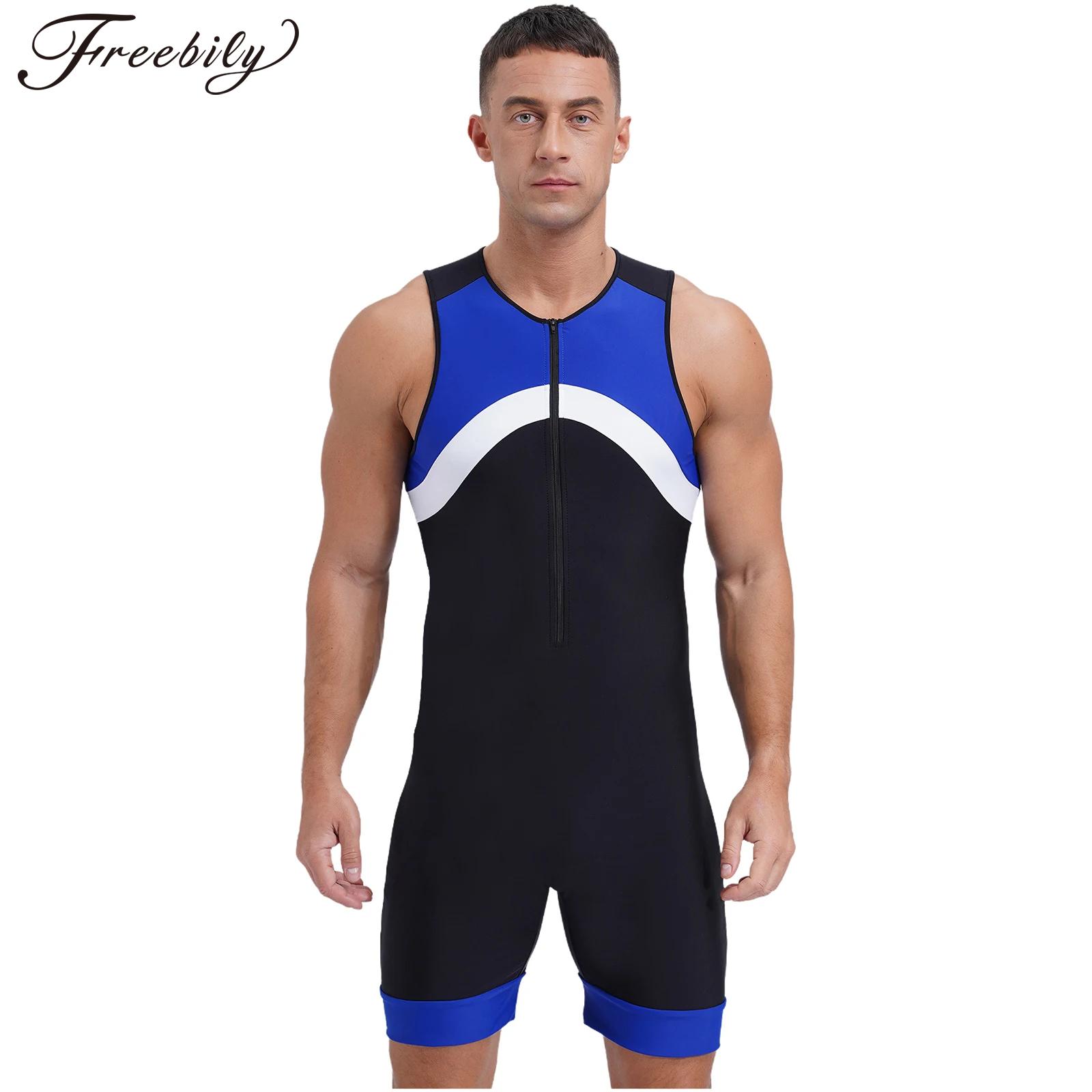 Wetsuit Men - Mens Sleeveless One Piece Wetsuit Swimsuit