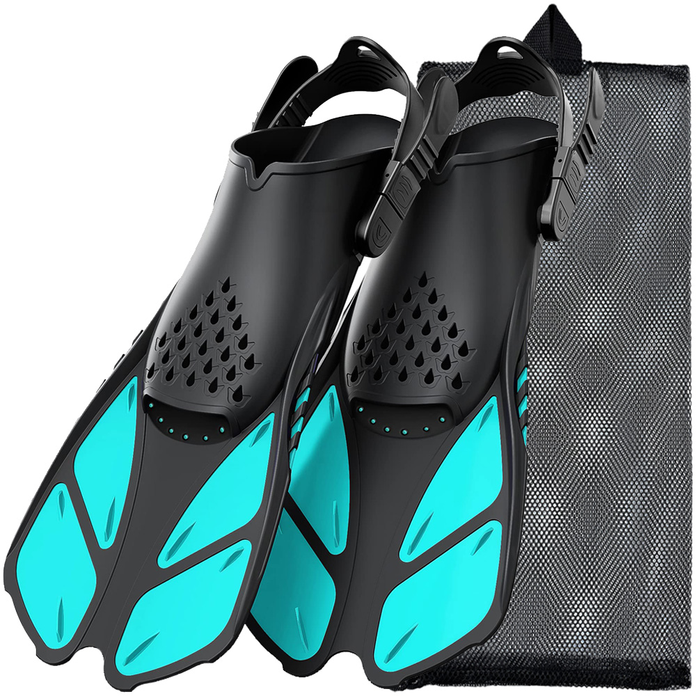 Flippers Swimming - Snorkel Fins Swimming Flippers Adjustable Buckles