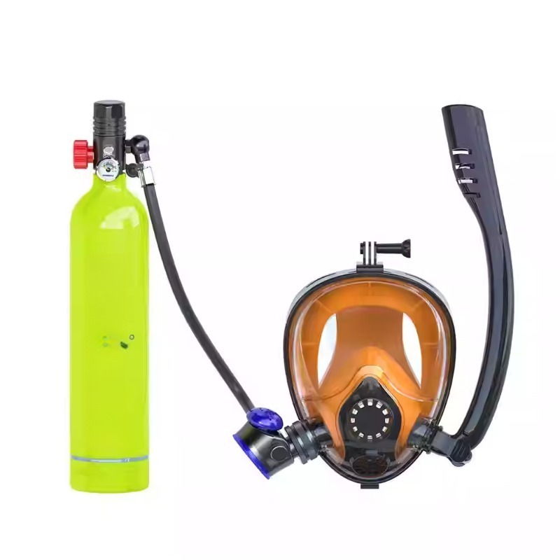 Diving Mask - Diving Full Set Mask Snorkel Portable