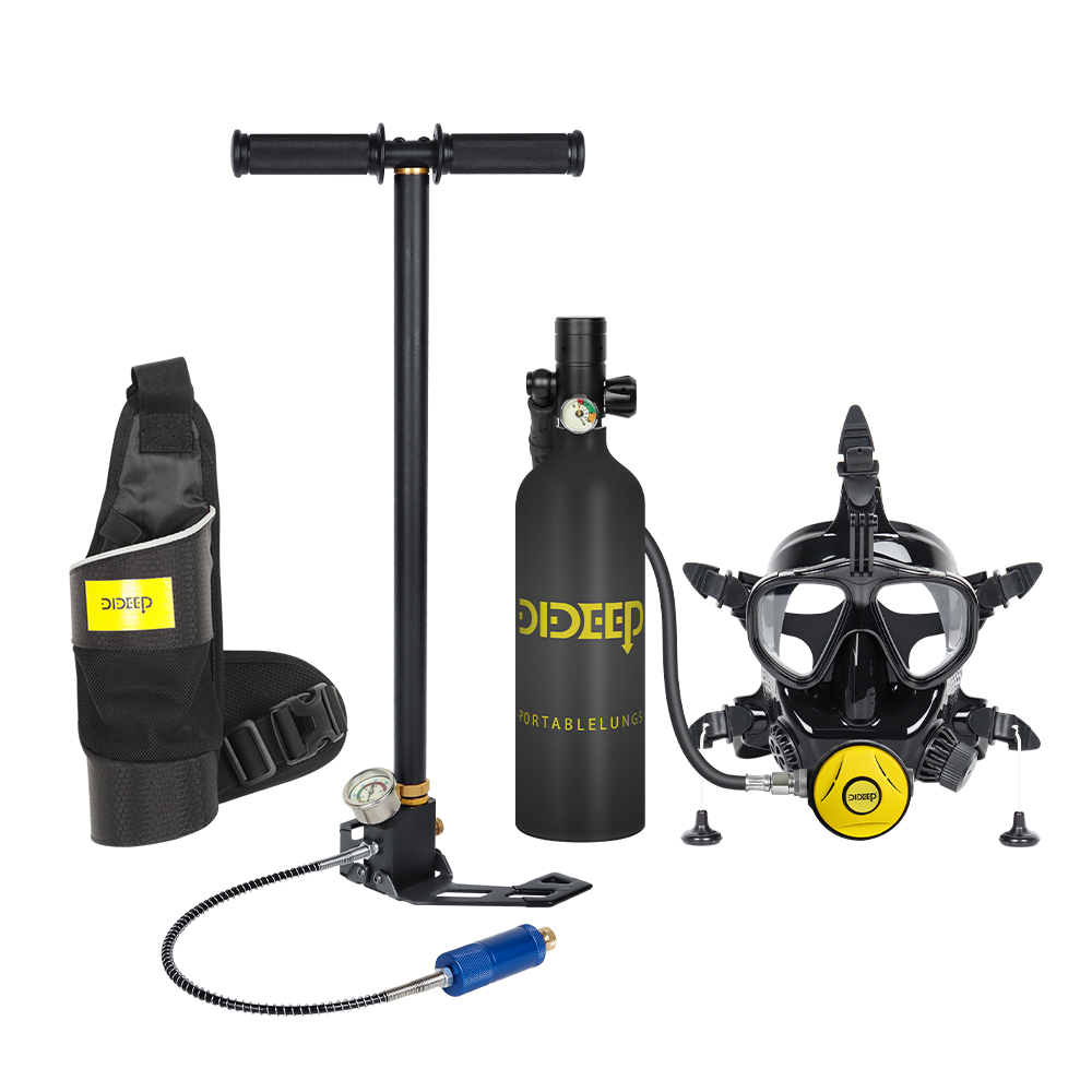 Diving Mask - DIDEEP CE DOT 1L Underwater 10-20