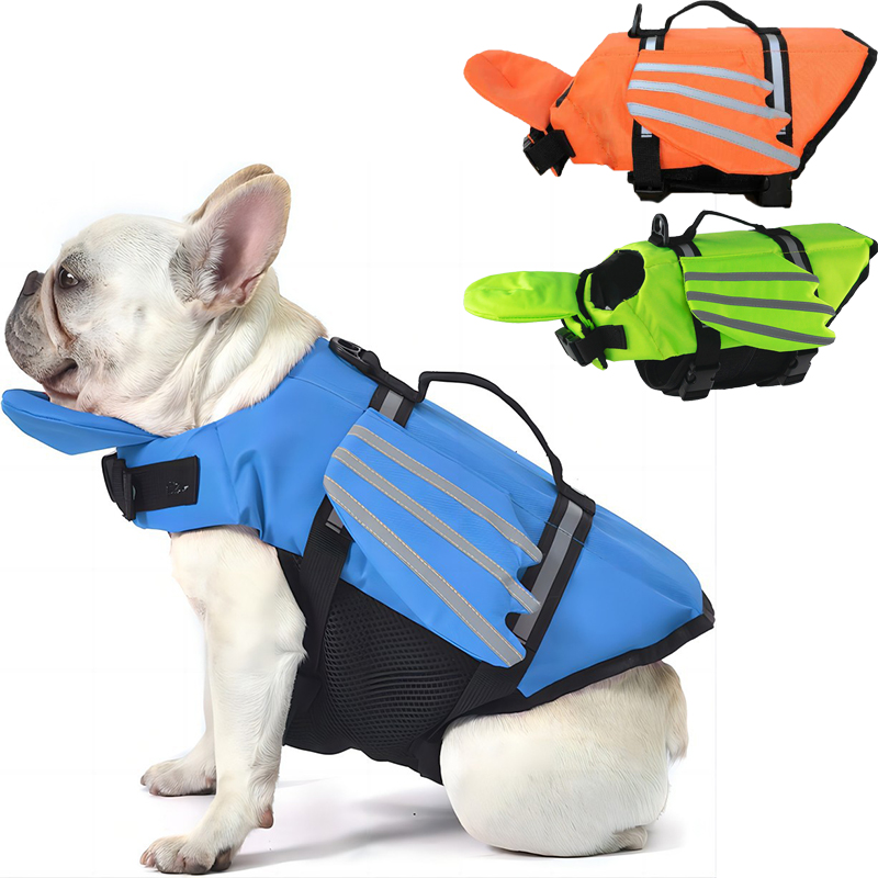 Life Jacket - Dog Life Jacket Reflective Adjustable Summer
