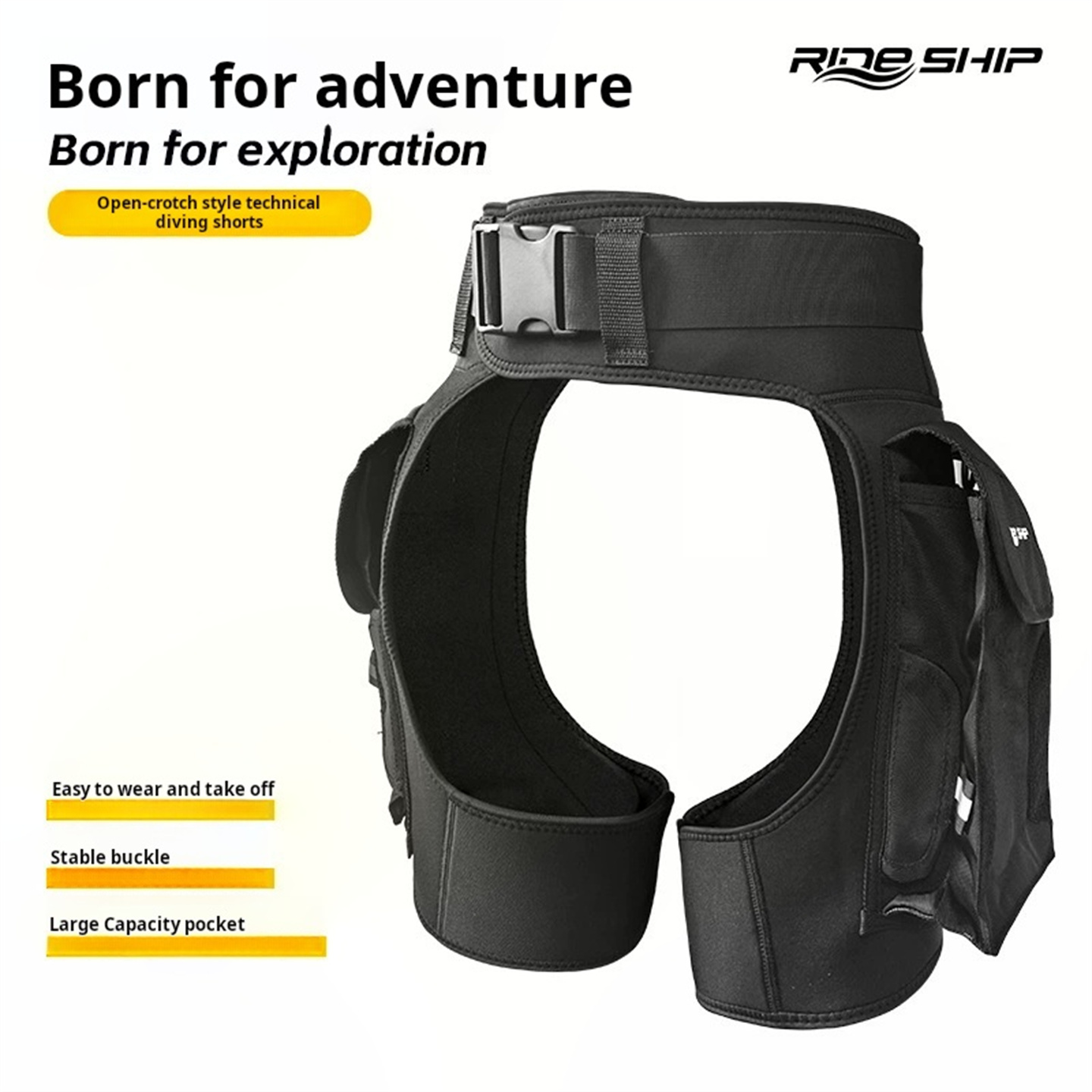 Wetsuit Men - Open-Crotch Style 3MM Neoprene Technical Diving