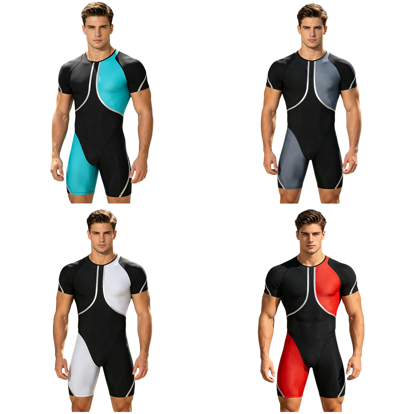 Wetsuit Men - Men One-piece Swimsuit Rash Guard Wetsuit