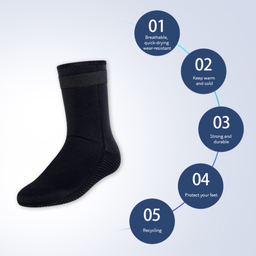 Neoprene Socks 3mm 5mm Wetsuit - Swim Fins recension och pris
