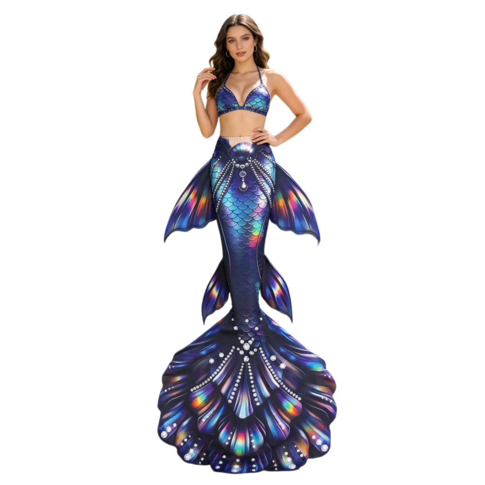 New Mermaid Tail Set Adult Swi - Swim Fins recension och pris