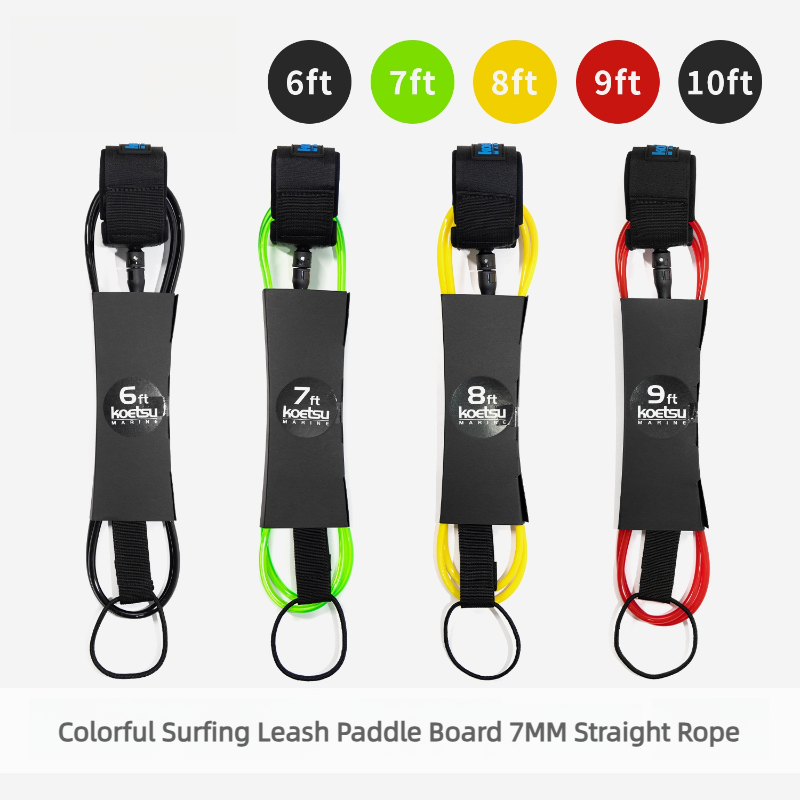 Colorful Surf Leash 7mm, SUP P - Surfboard Leash recension och pris