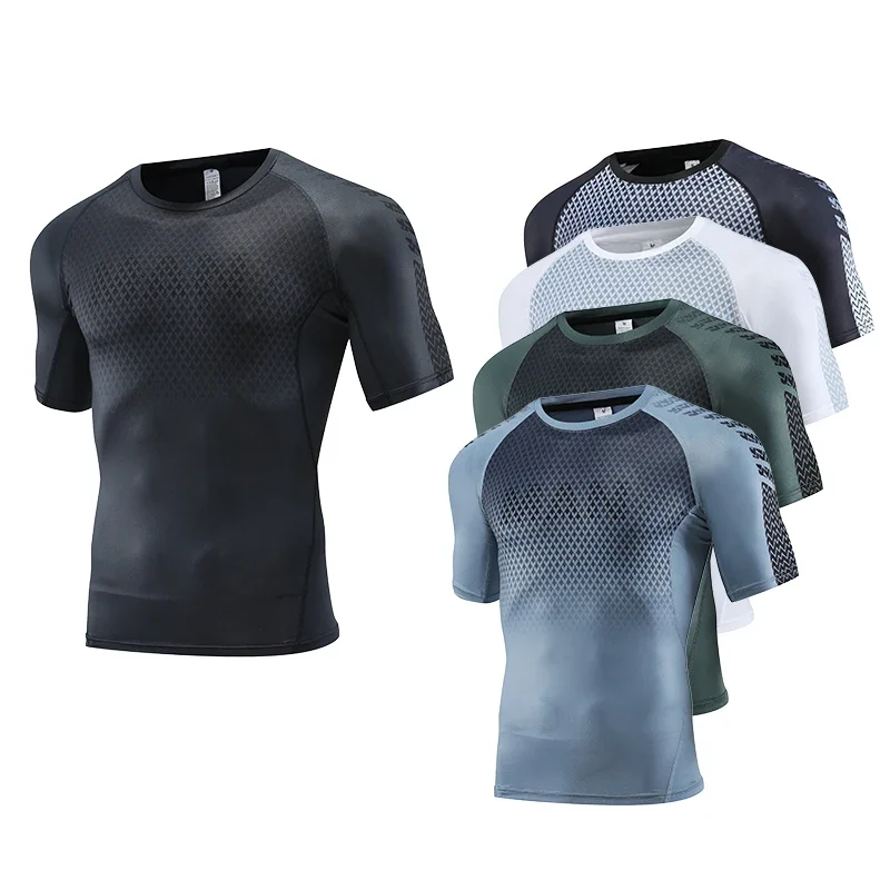 Mens Sport Top for Fitness T-s - Rash Guard recension och pris