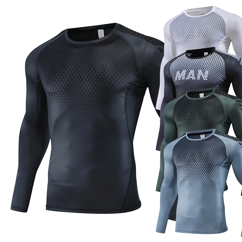 Mens Sport Top for Fitness T-s - Rash Guard recension och pris