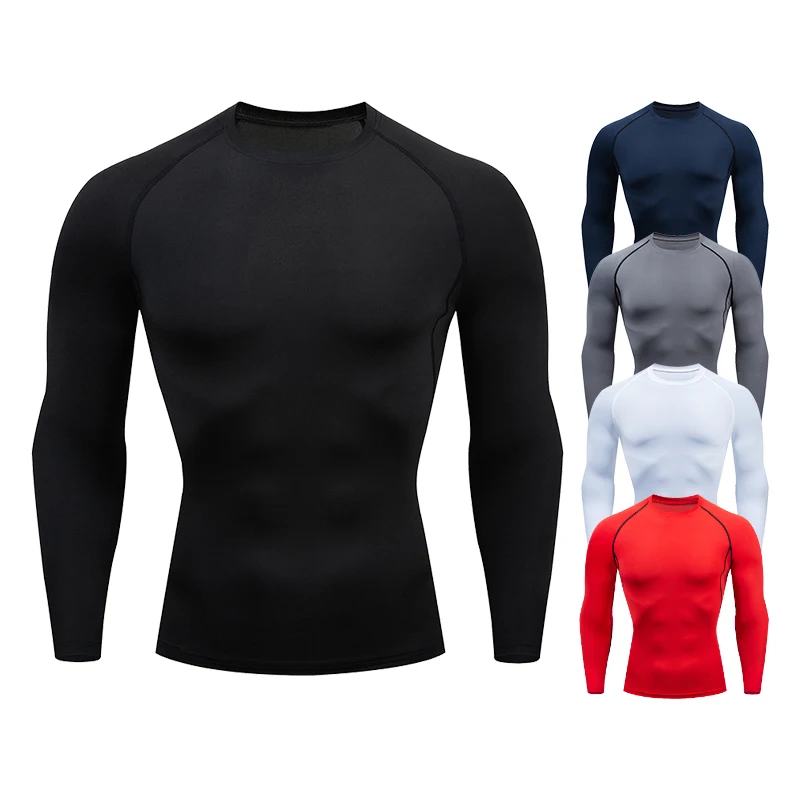 Mens Sport Top for Fitness T-s - Rash Guard recension och pris