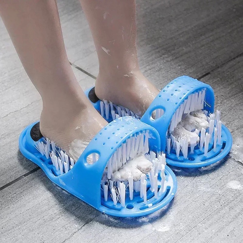 1Pc Shower Foot Scrub Massager - Flippers Swimming recension och pris