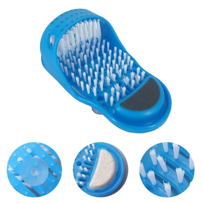 1Pc Shower Foot Scrub Massager - Flippers Swimming recension och pris