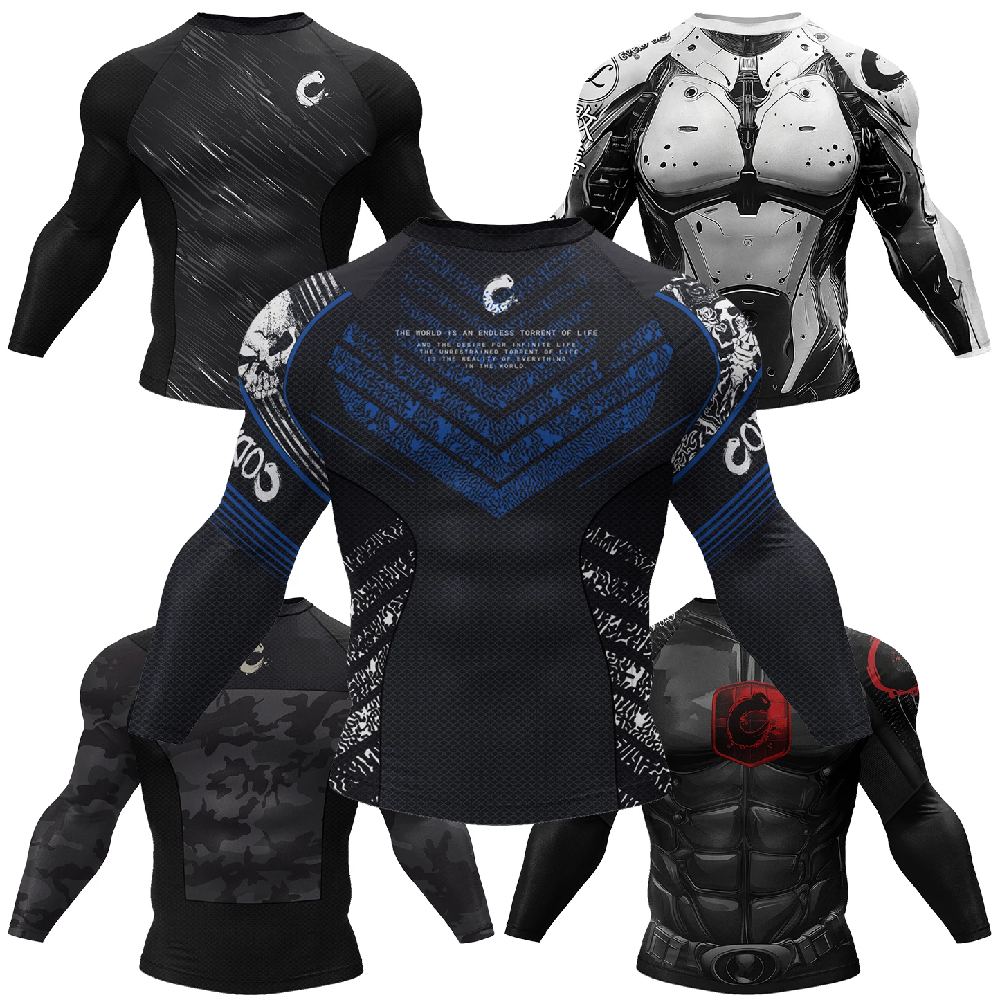 Men Cody Lundin MMA T-shirt 3D - Rash Guard recension och pris