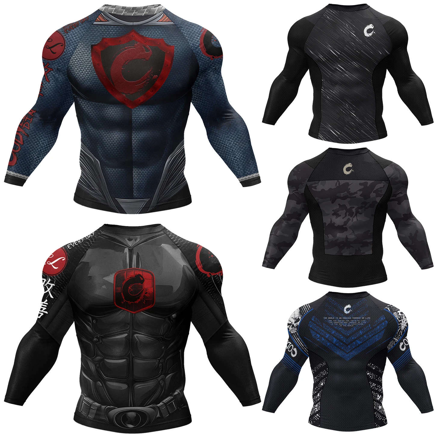 Men Cody Lundin MMA T-shirt 3D - Rash Guard recension och pris