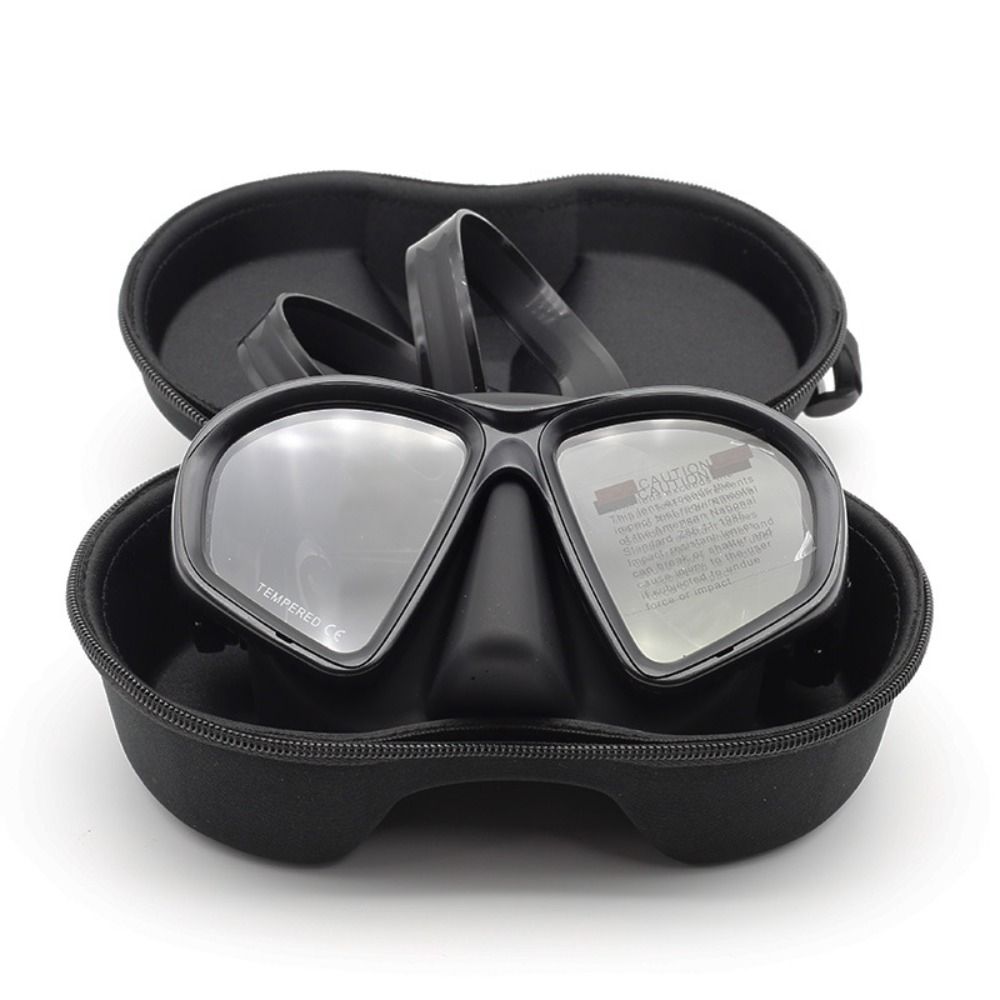 Tempered Glass Freediving Mask - Snorkel Set recension och pris