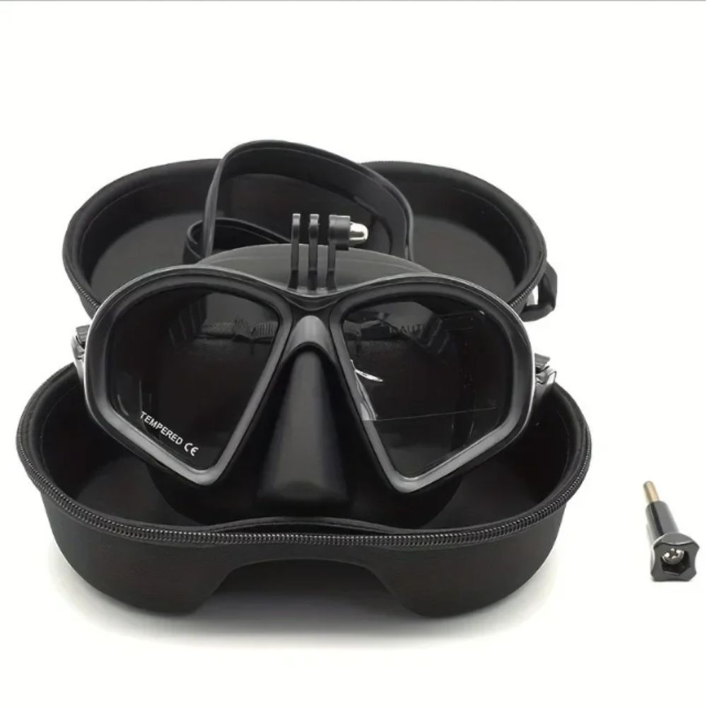 Tempered Glass Freediving Mask - Snorkel Set recension och pris