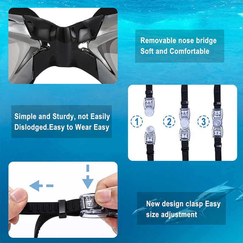 Swimming Glasses Adult Swimmin - Goggles Swim recension och pris