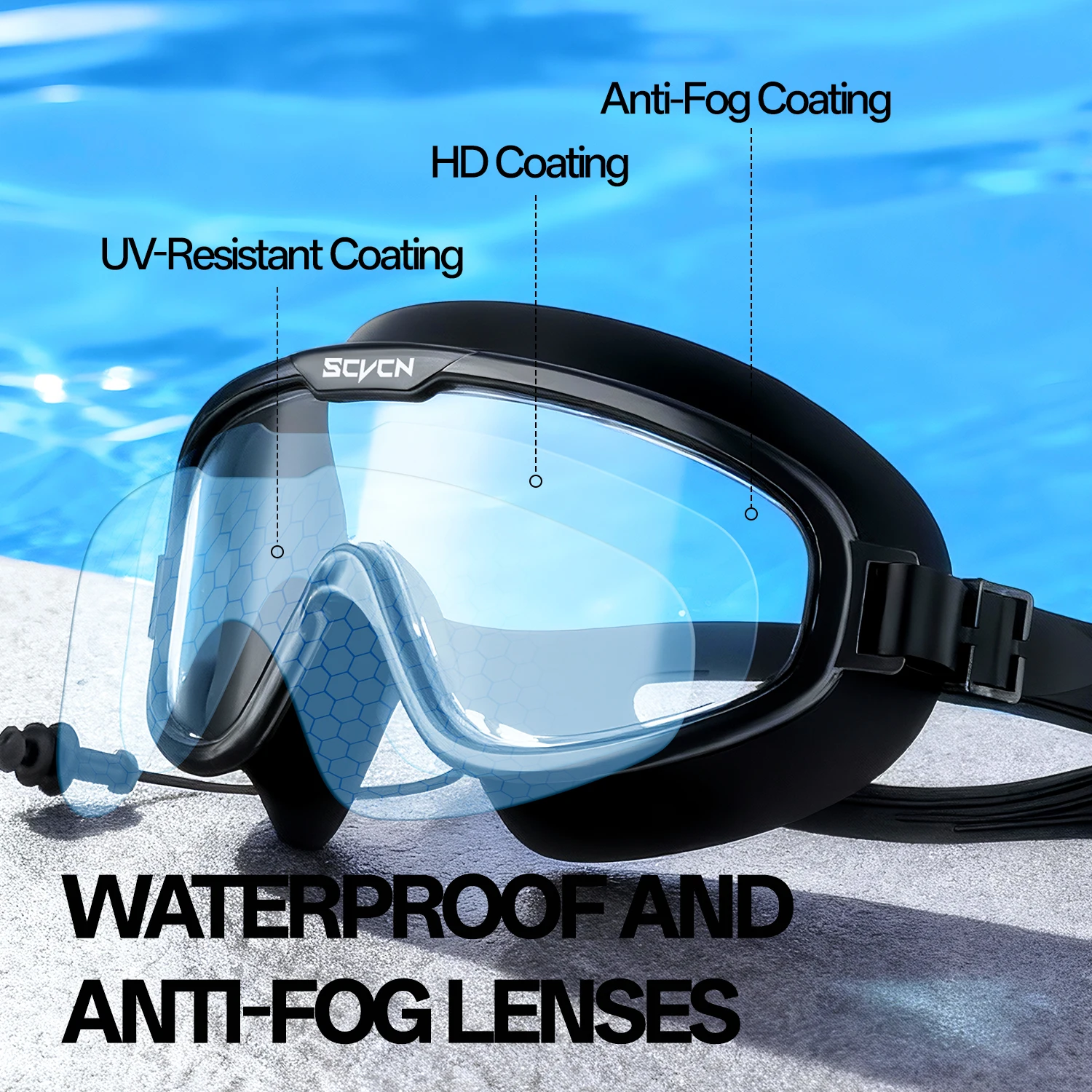SCVCN Swimming Goggles Profess - Goggles Swim recension och pris