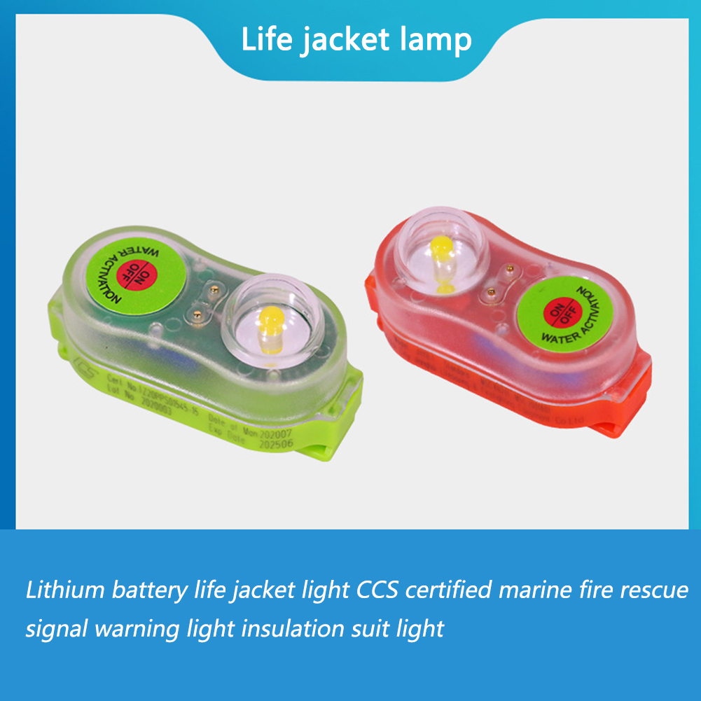 1-10pcs LED Lithium Life Jacke - Life Jacket recension och pris