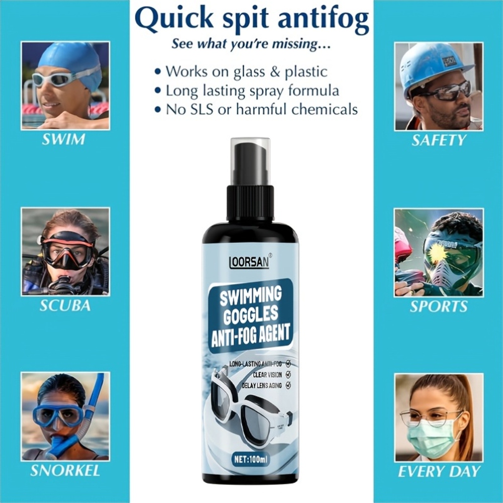LOORSAN 100ML Goggles Anti-Fog - Goggles Swim recension och pris