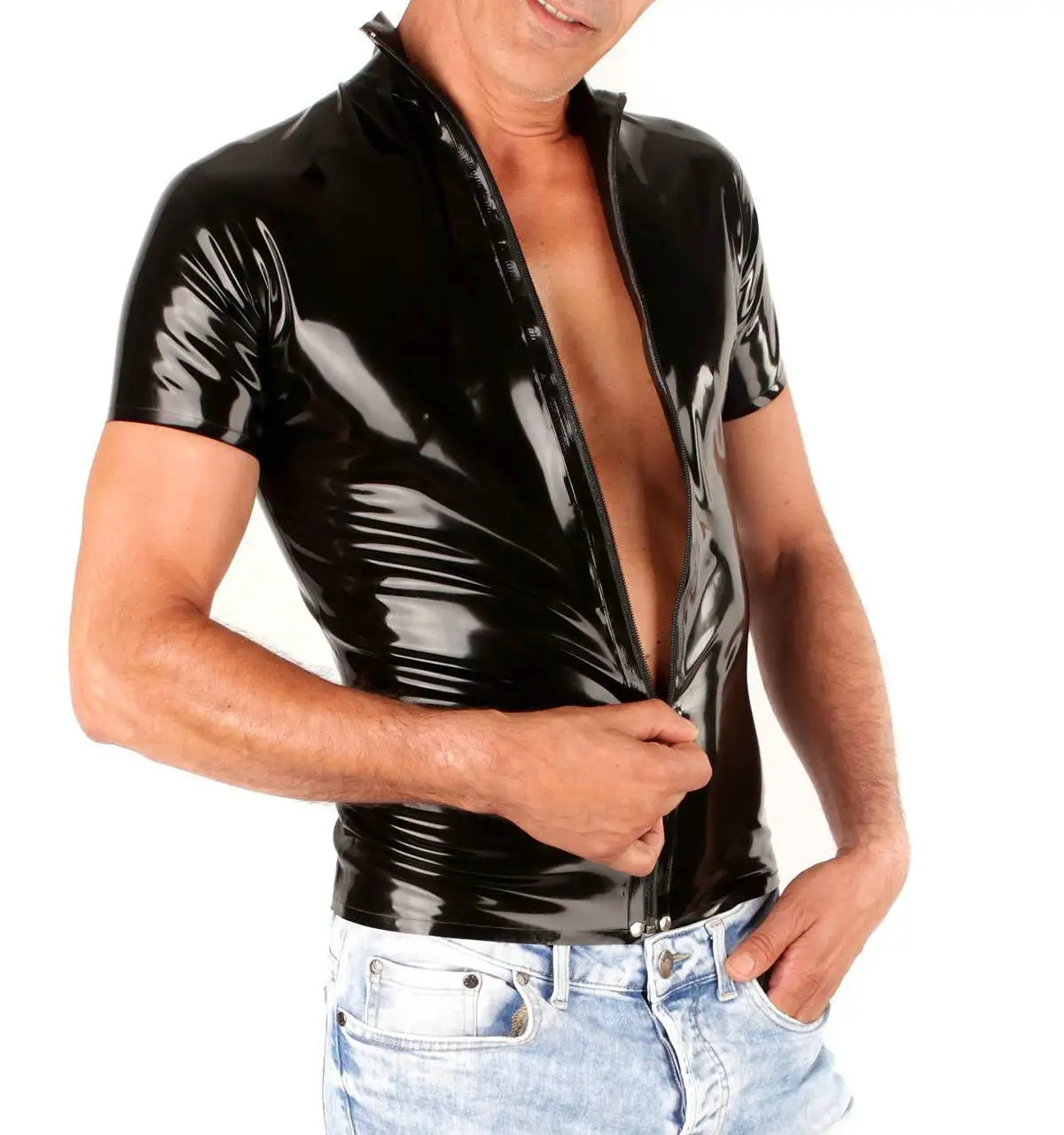 Latex Sexy Men Underwear Front - Wetsuit Men recension och pris