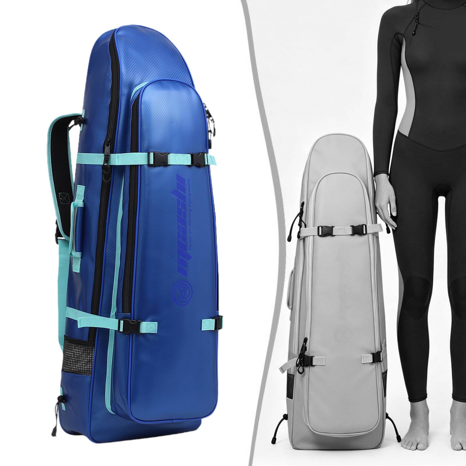 Long Fins Bag Portable Scuba D - Flippers Swimming recension och pris