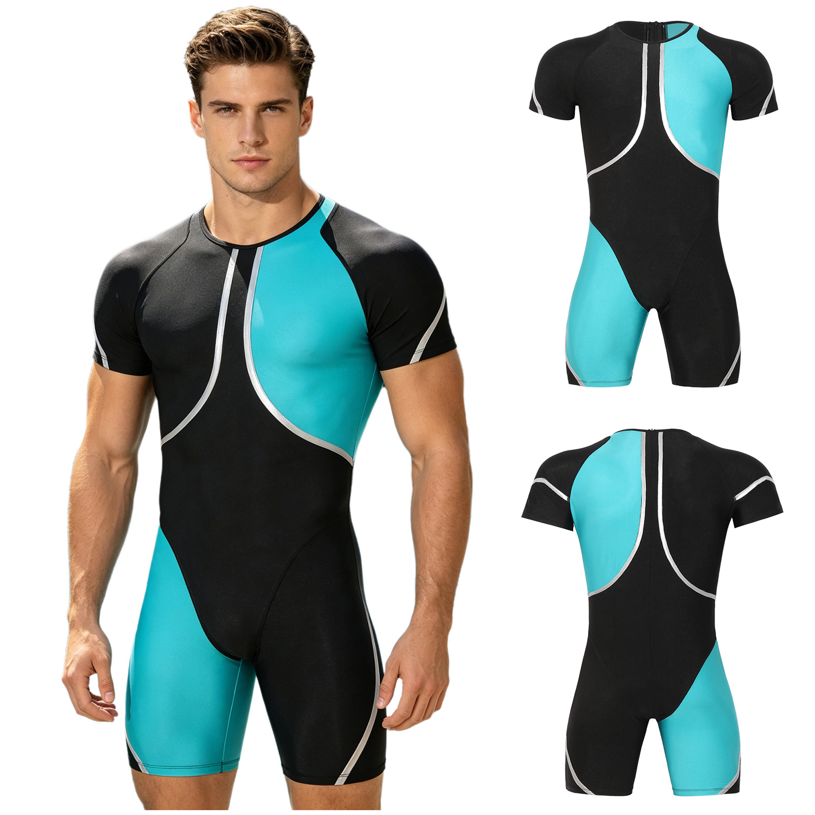 Men One-piece Swimsuit Rash Gu - Wetsuit Men recension och pris