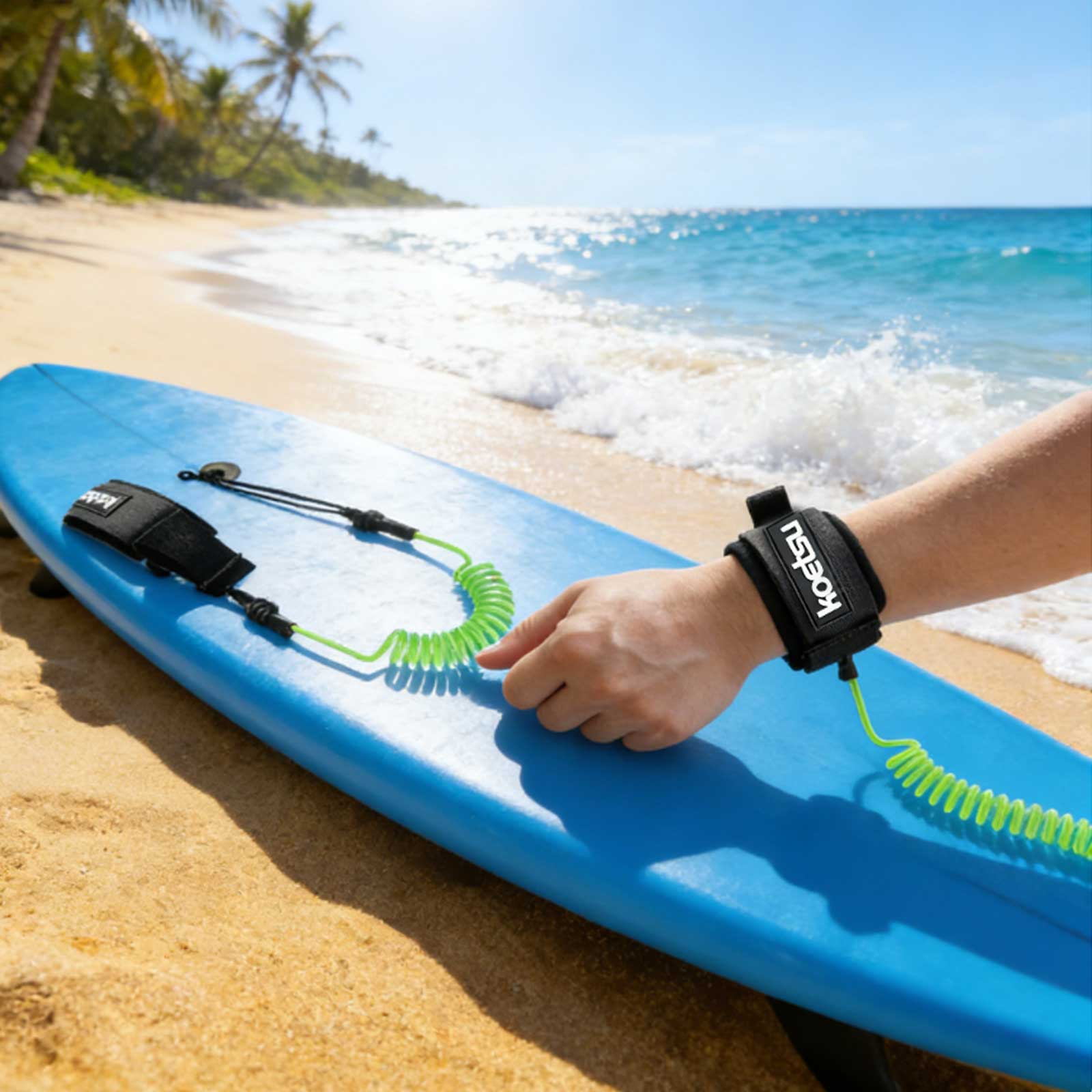 SUP Paddle Board Leash TPU Mat - Surfboard Leash recension och pris